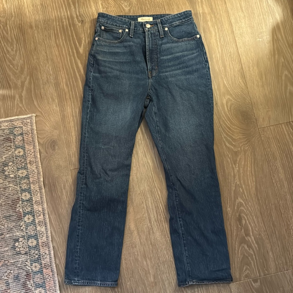 Madewell Curvy Perfect Vintage Straight Leg Jean High-Waisted Size 29